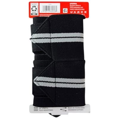Reebok Delta Stabalizing Weight Lifting Wrist Wraps One Size Fits Most Exercise - Thumbnail 2