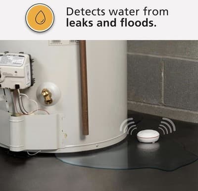 Kidde Smart Water Leak and Freeze Detector WiFi Alexa Google 60WLDR-W New - Thumbnail 3