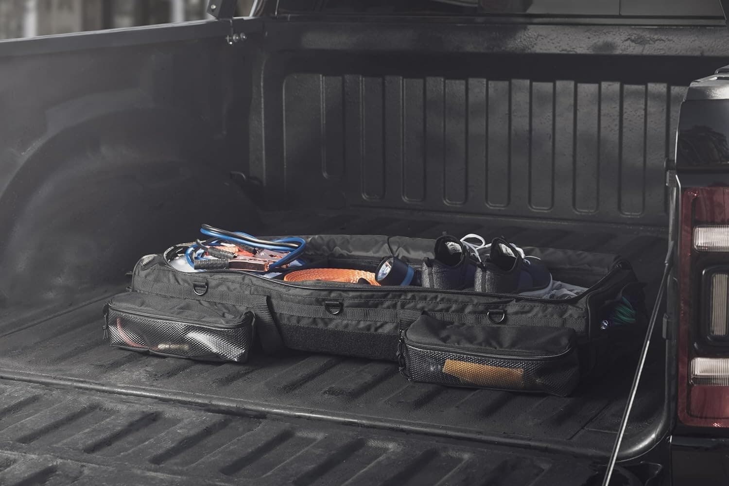 Vehicle Organizer Under Seat Cab Storage Truck Bag 3 Storage Compartments - Thumbnail 13