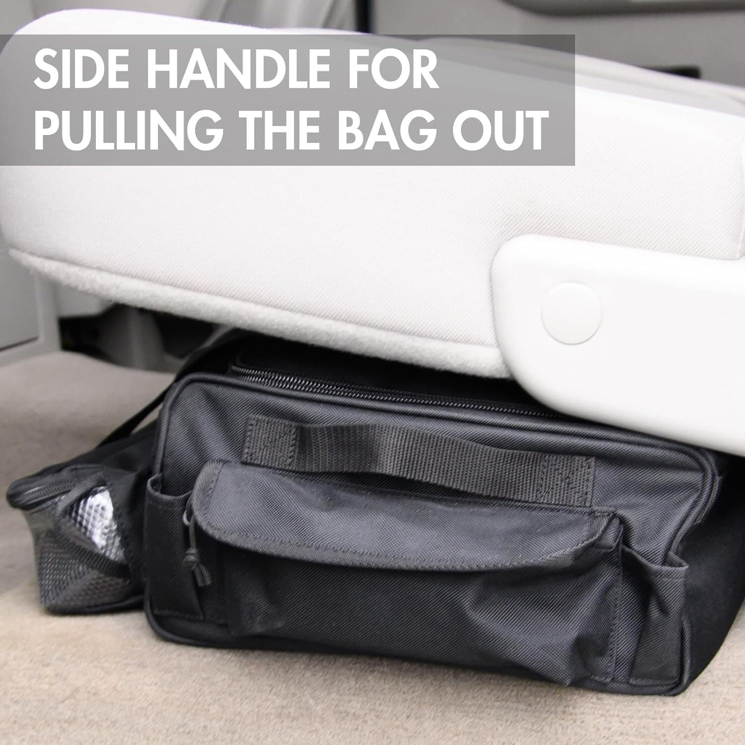 Vehicle Organizer Under Seat Cab Storage Truck Bag 3 Storage Compartments - Thumbnail 11
