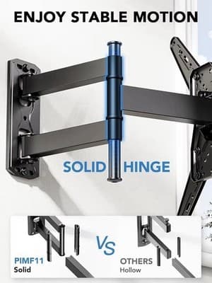 Pipishell PIMF11 Full Motion TV Wall Mount For 26-60 Inch TVs Up To 77lbs VESA - Thumbnail 7