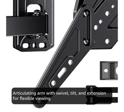 Pipishell PIMF11 Full Motion TV Wall Mount For 26-60 Inch TVs Up To 77lbs VESA - Thumbnail 3