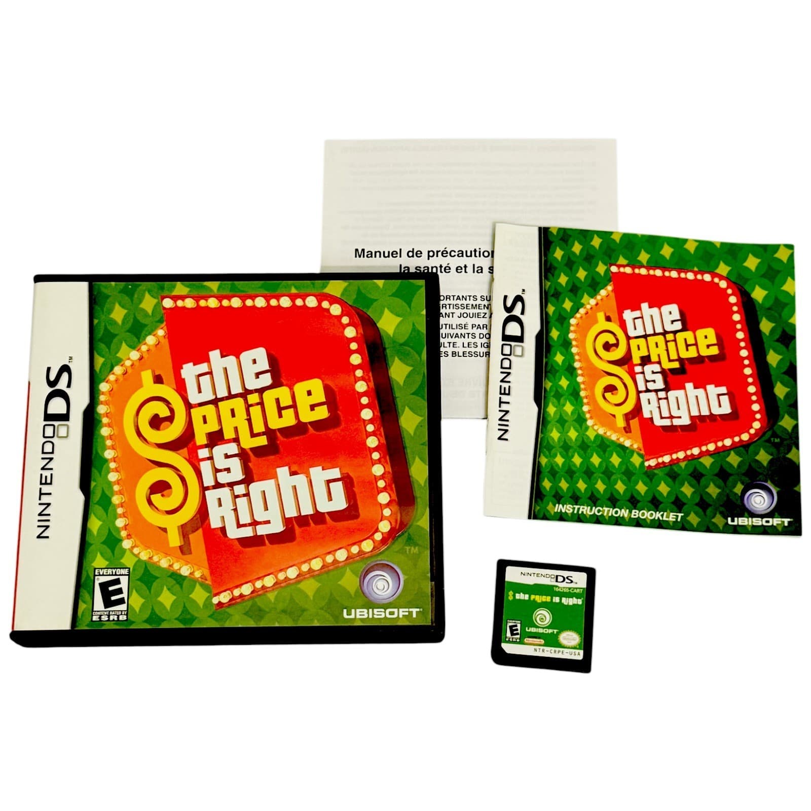 The Price is Right Nintendo DS 2008 Complete CIB Manual Insert Tested Working - Image 1