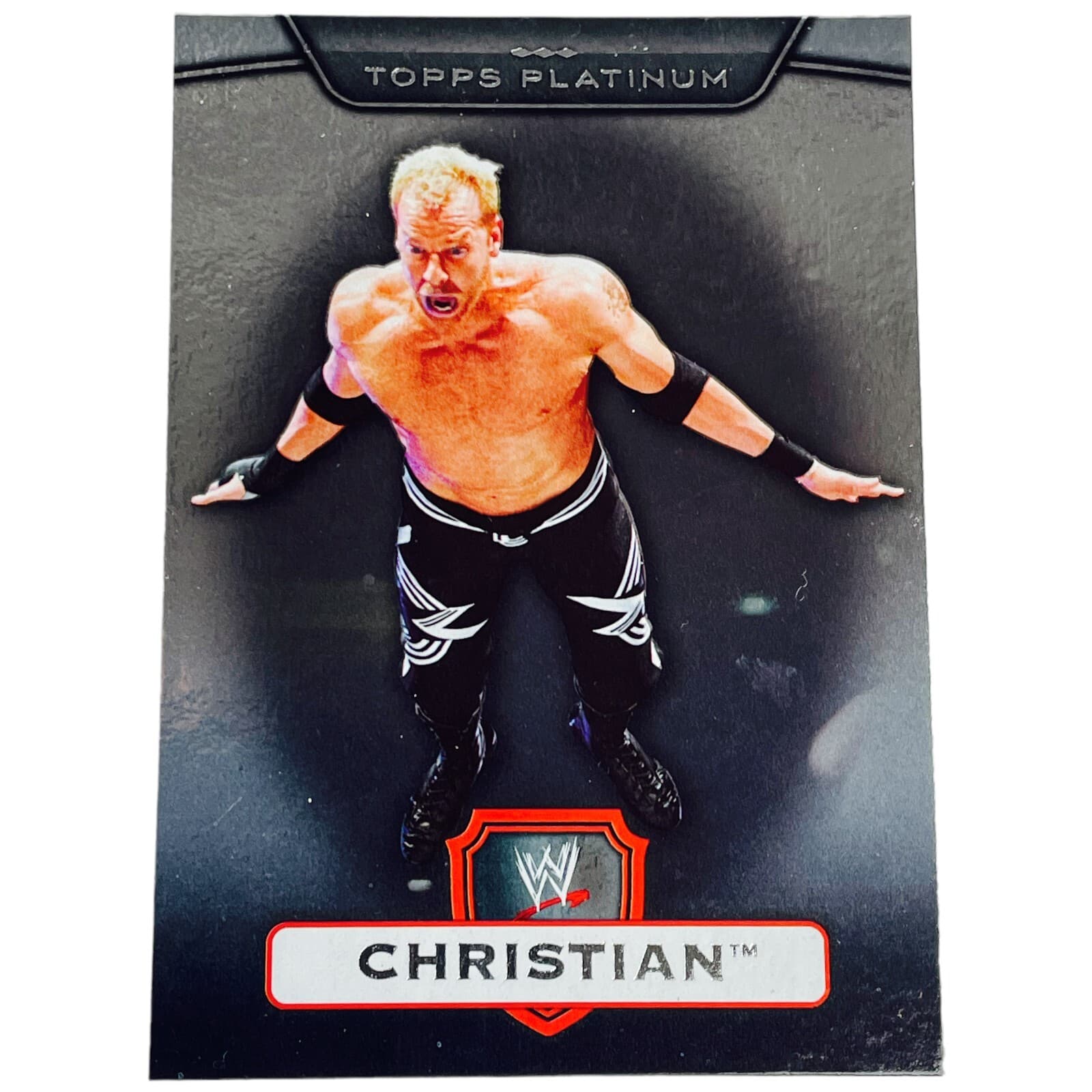 2010 Topps Platinum WWE Christian #5 Premium Base Wrestling Card WWF AEW - Thumbnail 4