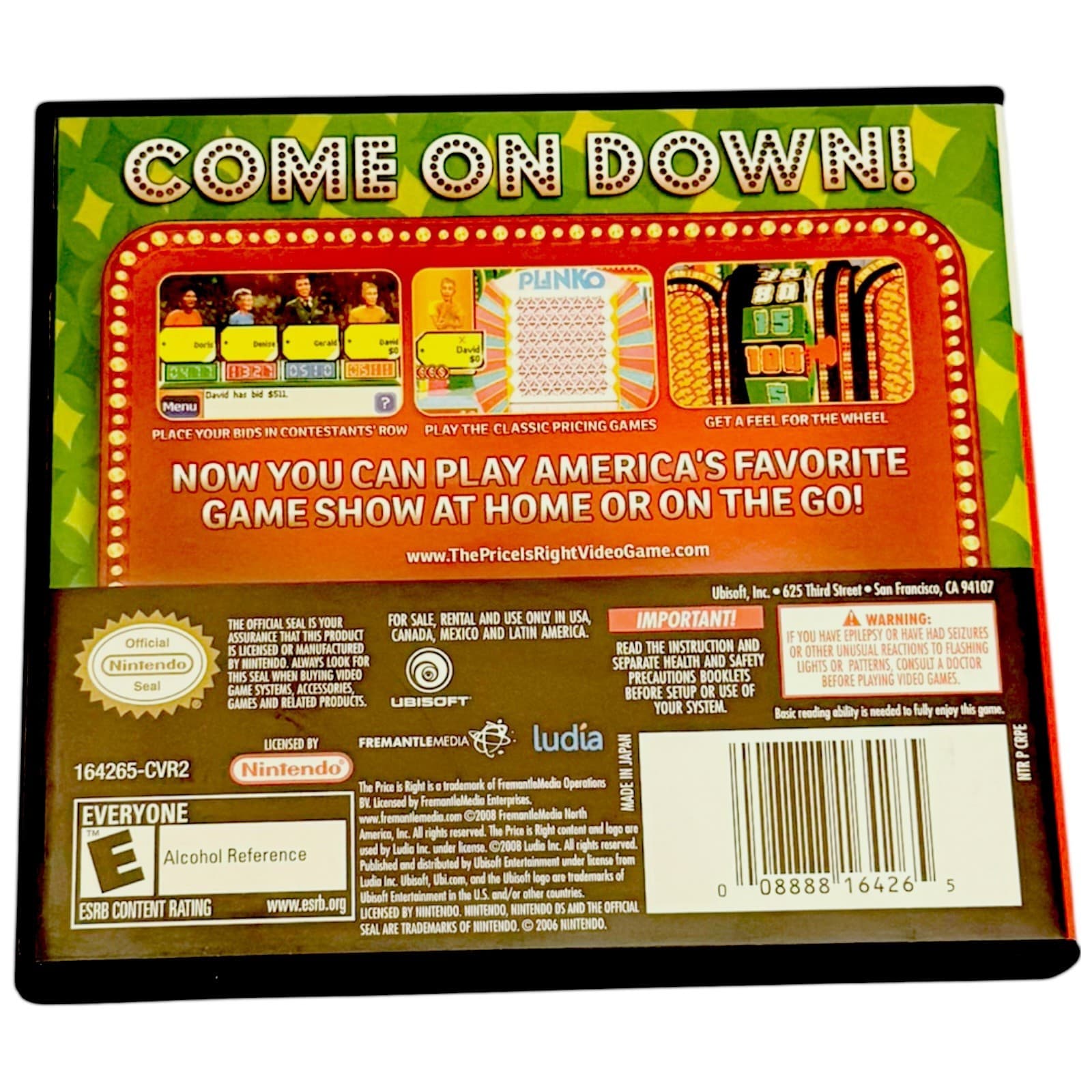 The Price is Right Nintendo DS 2008 Complete CIB Manual Insert Tested Working - Thumbnail 3