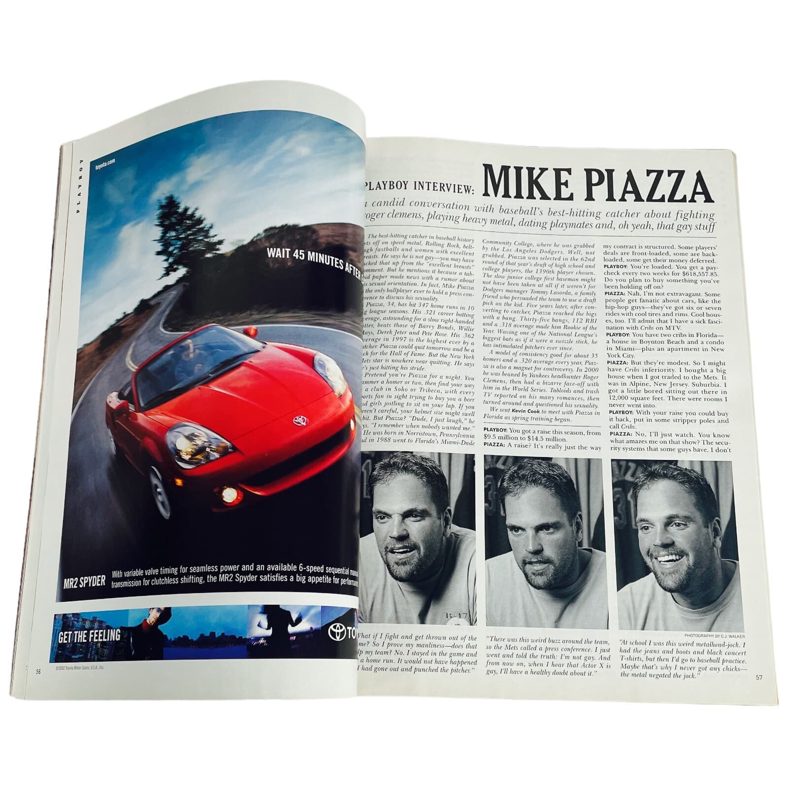 Frank Sinatra JFK Nelly Mike Piazza Sarah Kozer Playboy Magazine June 2003 - Thumbnail 4