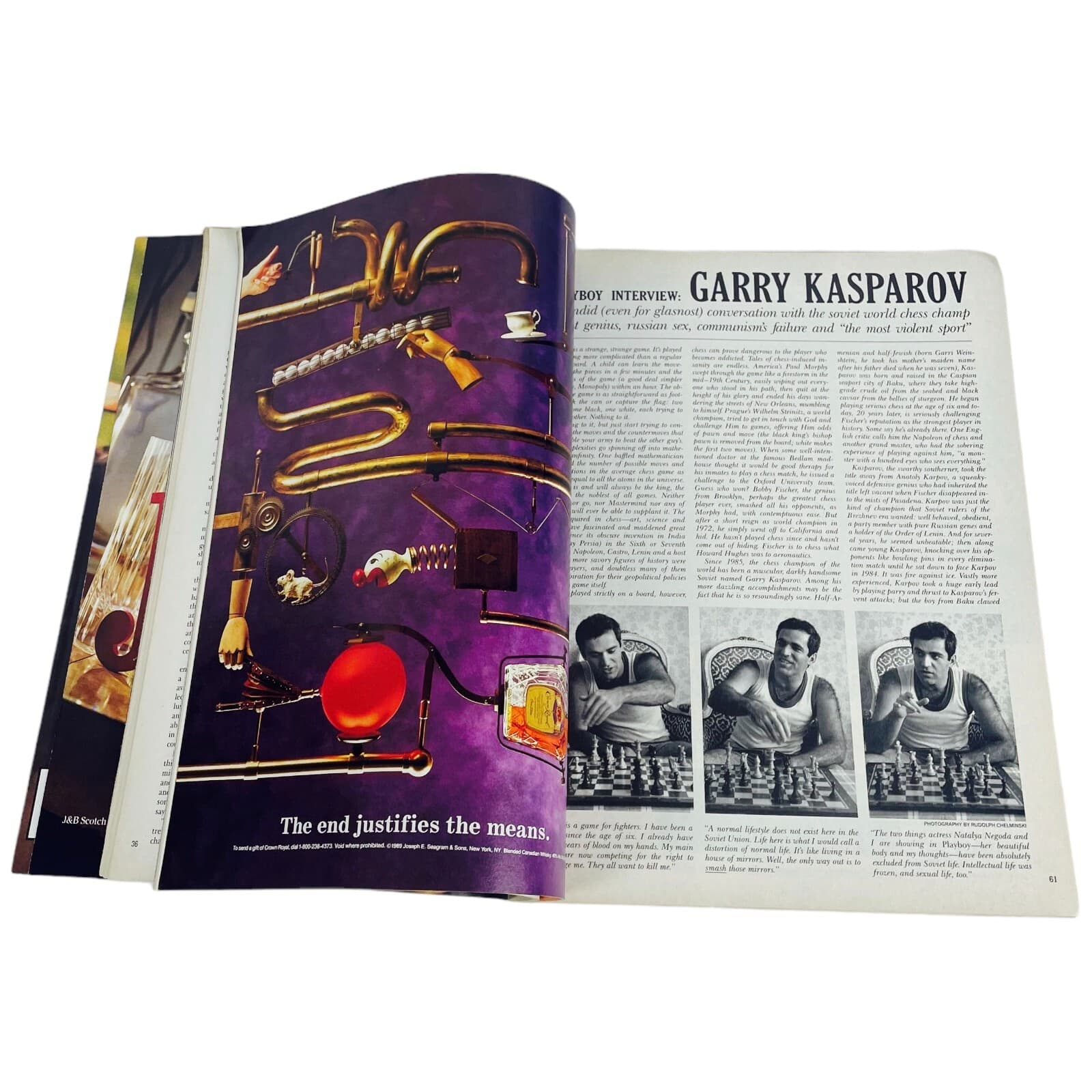 Donna Mills Playboy Magazine November 1989 Garry Kasparov Jimmy Hoffa Mafia - Thumbnail 9