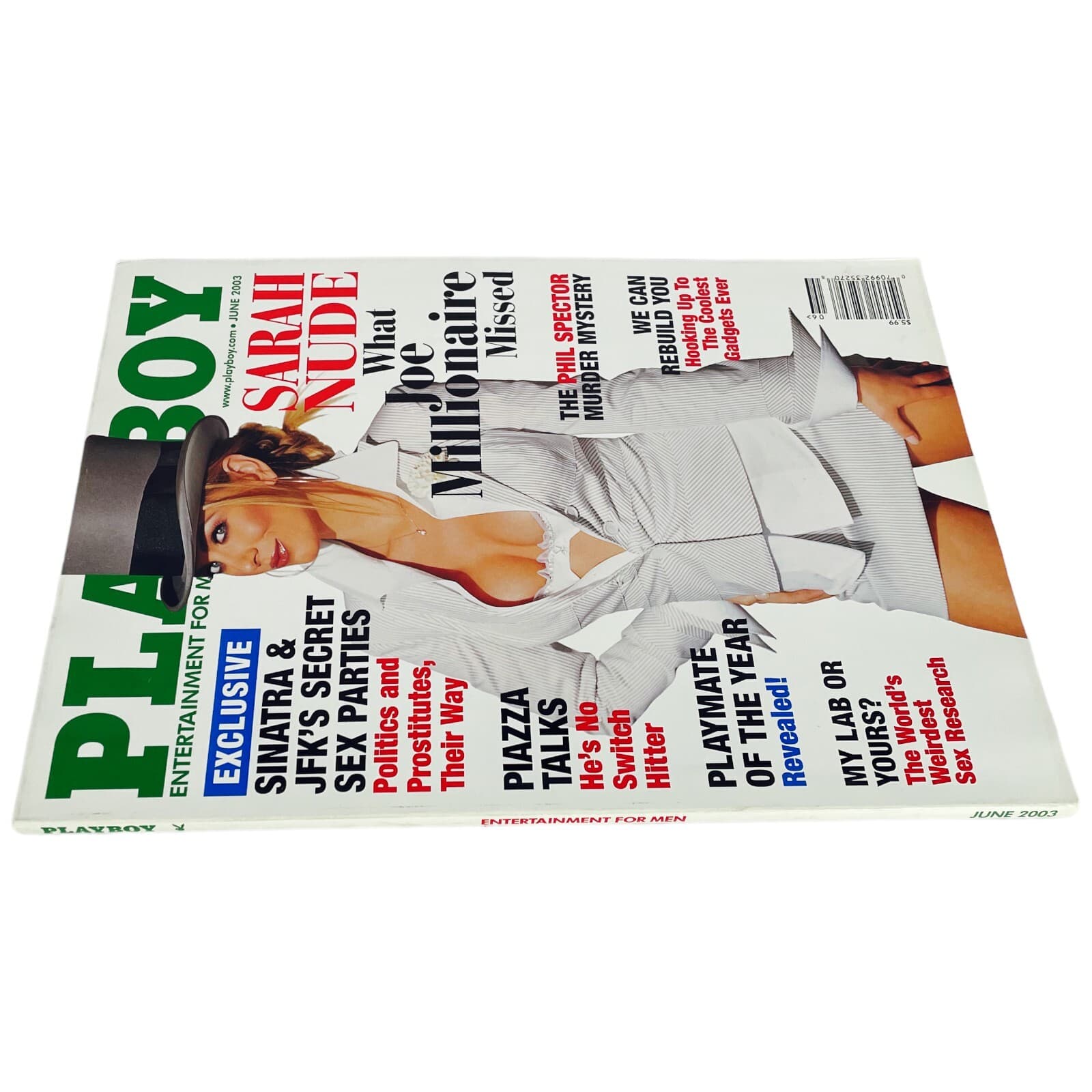 Frank Sinatra JFK Nelly Mike Piazza Sarah Kozer Playboy Magazine June 2003 - Thumbnail 3