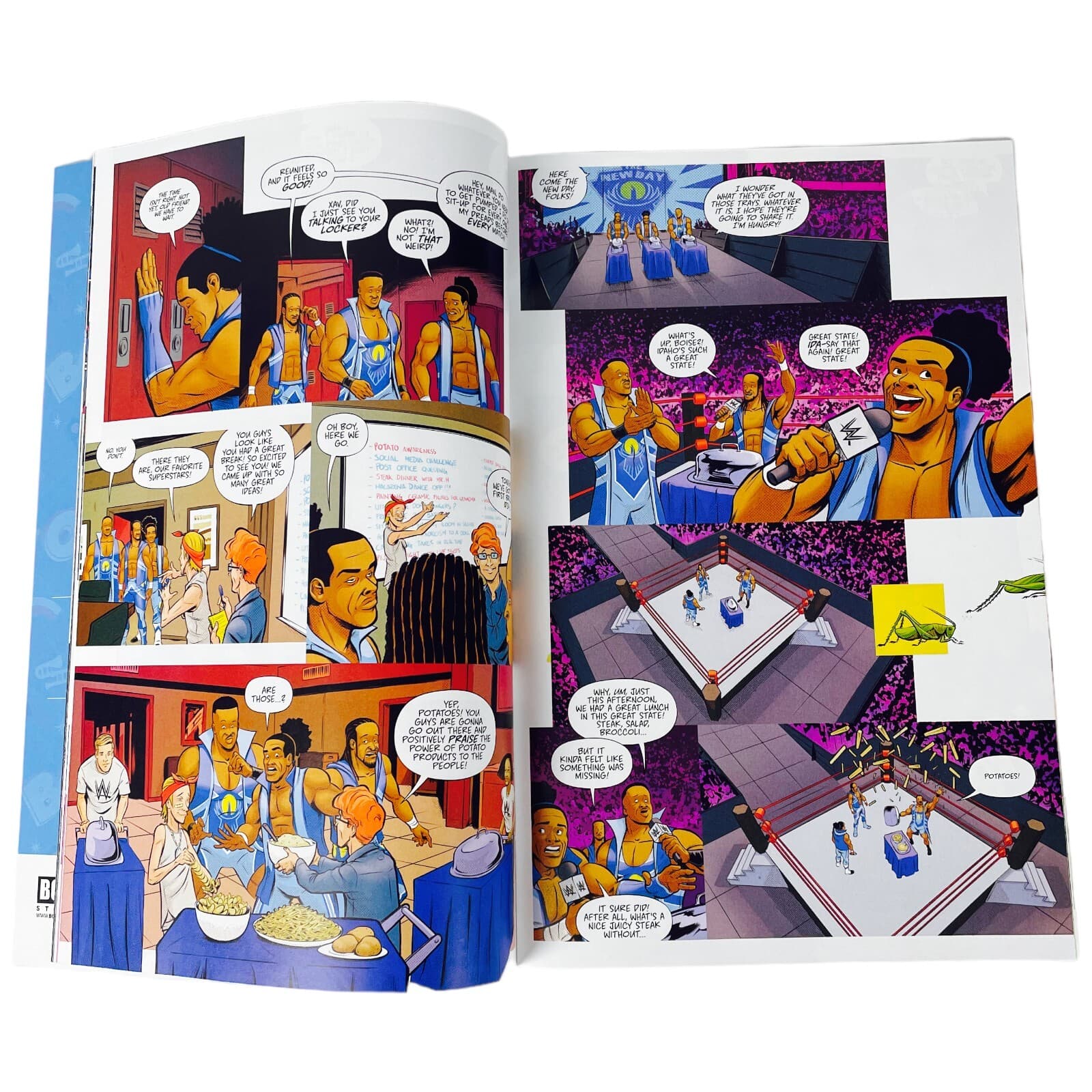 WWE New Day Power Of Positivity #2 Rahzzah Virgin Variant Cover Limited 1 For 10 - Thumbnail 13