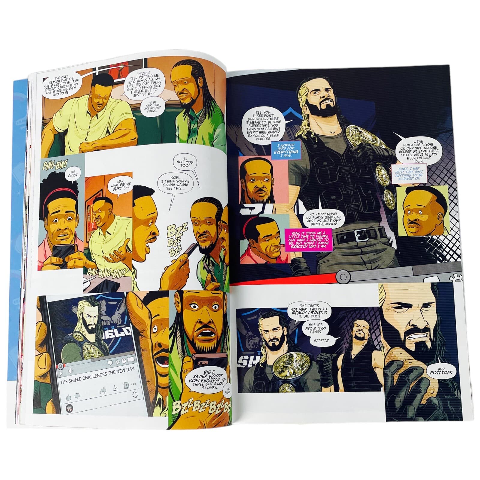 WWE New Day Power Of Positivity #2 Rahzzah Virgin Variant Cover Limited 1 For 10 - Thumbnail 14
