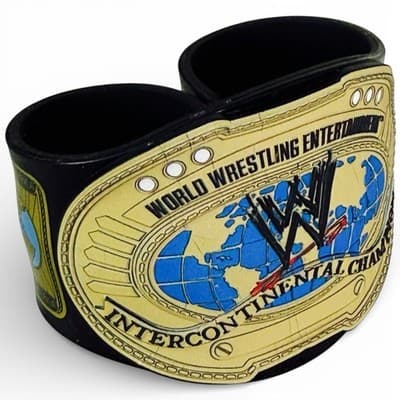 WWE Championship Slap Bands Attitude Intercontinental Title WWF Series 1 - Image 1