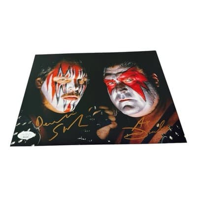 Demolition Ax Smash Dual Signed JSA COA WWE Wrestling 8x10 Photo NWA WCW - Thumbnail 3