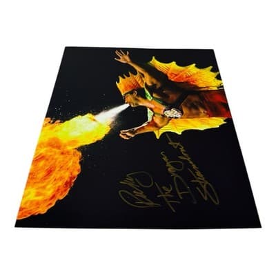 Ricky The Dragon Steamboat Signed Glossy 8x10 Photo COA Wrestling WWE - Thumbnail 5