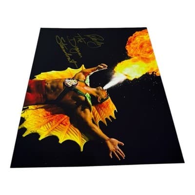 Ricky The Dragon Steamboat Signed Glossy 8x10 Photo COA Wrestling WWE - Thumbnail 7