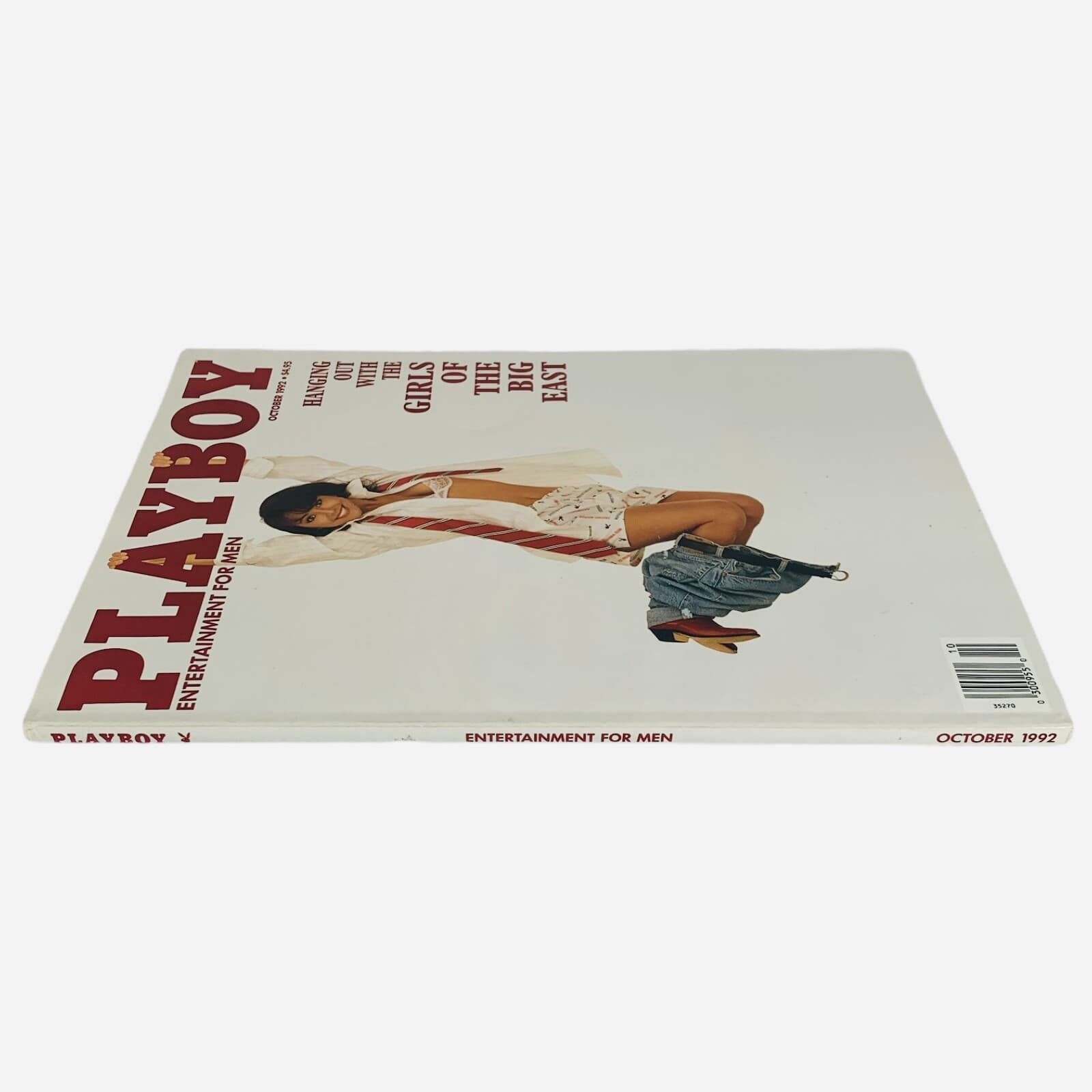 Playboy Magazine October 1992 Girls Of The Big East Pictorial NM Centerfold - Thumbnail 3