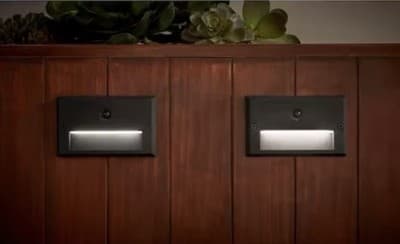 Hampton Bay LED Motion Sensor Deck & Stair Light Low Volt Black Finish 12V 2 Pk - Thumbnail 6