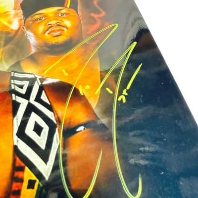 Nation Of Domination Signed Glossy Photo WWE Wrestling 11x14 Faarooq Kama Henry - Thumbnail 9