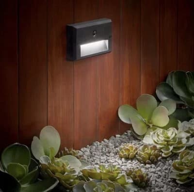 Hampton Bay LED Motion Sensor Deck & Stair Light Low Volt Black Finish 12V 2 Pk - Thumbnail 5