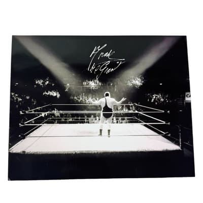 Andre The Giant 8x10 Glossy Black White Photo Autographed Reprint Wrestling WWF - Image 1