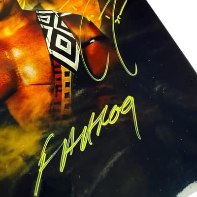 Nation Of Domination Signed Glossy Photo WWE Wrestling 11x14 Faarooq Kama Henry - Thumbnail 8