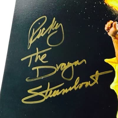 Ricky The Dragon Steamboat Signed Glossy 8x10 Photo COA Wrestling WWE - Thumbnail 8
