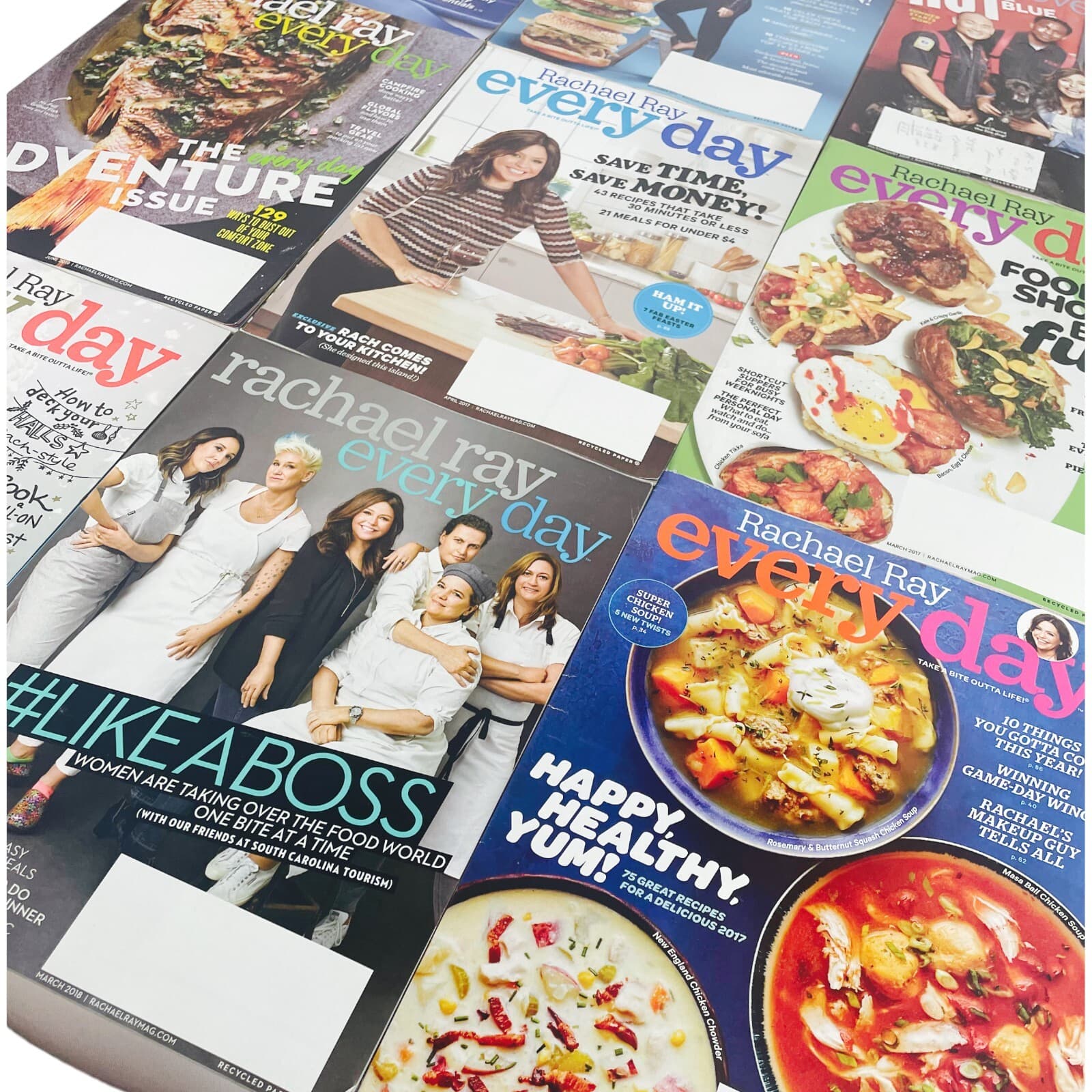 Every Day With Rachel Ray Magazine Lot Of 9 Cooking Entertaining 2015-2019 - Thumbnail 2