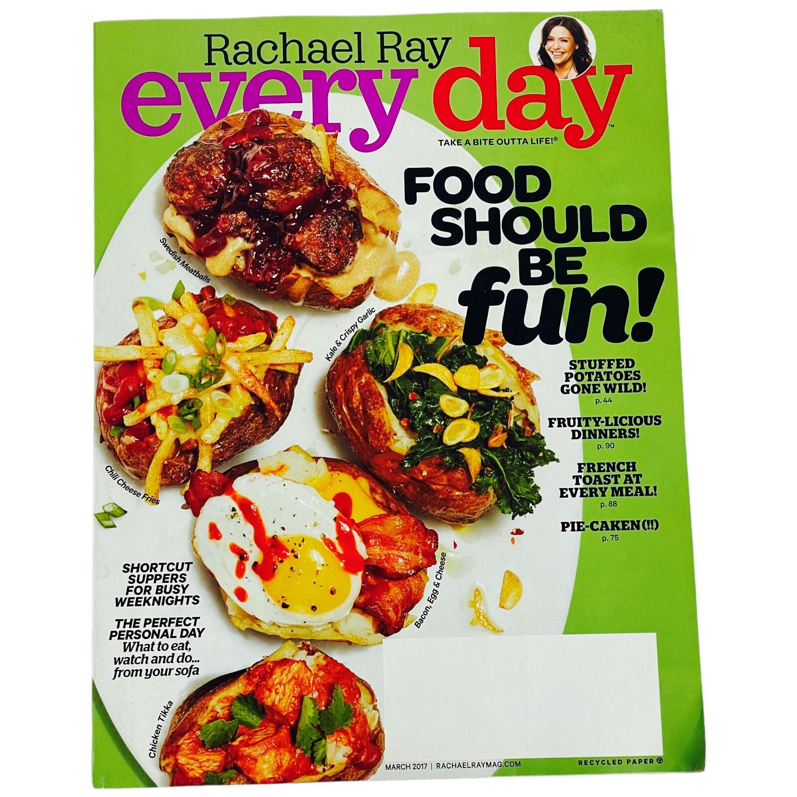 Every Day With Rachel Ray Magazine Lot Of 9 Cooking Entertaining 2015-2019 - Thumbnail 11