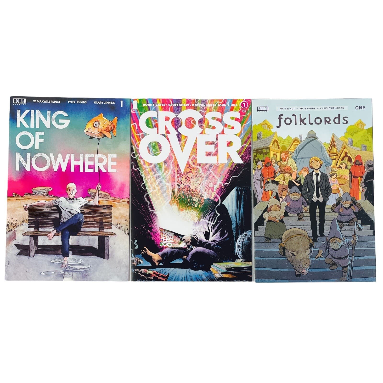 Mixed Comic Lot King Of Nowhere Folklords Image Crossover Cates Kindt NM - Image 1