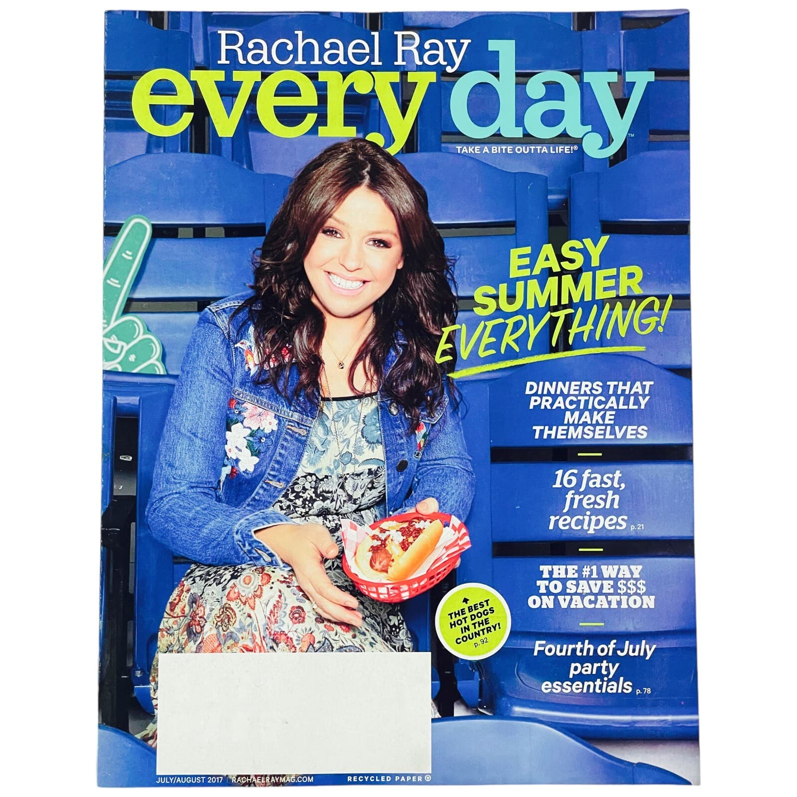 Every Day With Rachel Ray Magazine Lot Of 9 Cooking Entertaining 2015-2019 - Thumbnail 4