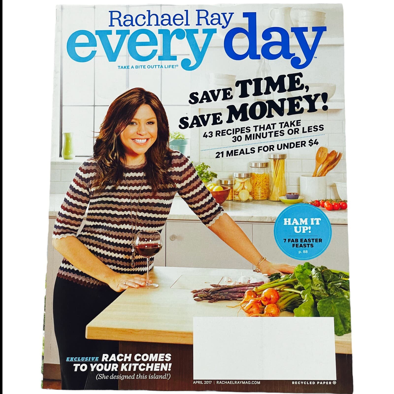 Every Day With Rachel Ray Magazine Lot Of 9 Cooking Entertaining 2015-2019 - Thumbnail 7