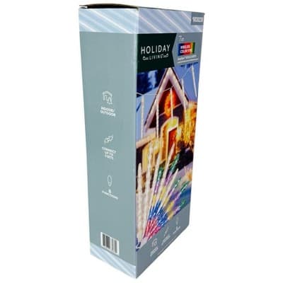 Holiday Living Wireless Color Christmas Icicle Lights Indoor Outdoor Linkable - Thumbnail 2