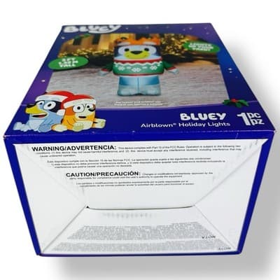 Bluey In Sweater 5’ Airblown Christmas Inflatable Yard Outdoor Holiday Disney - Thumbnail 6