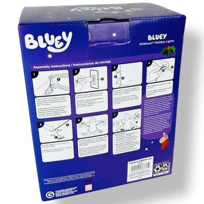 Bluey In Sweater 5’ Airblown Christmas Inflatable Yard Outdoor Holiday Disney - Thumbnail 4