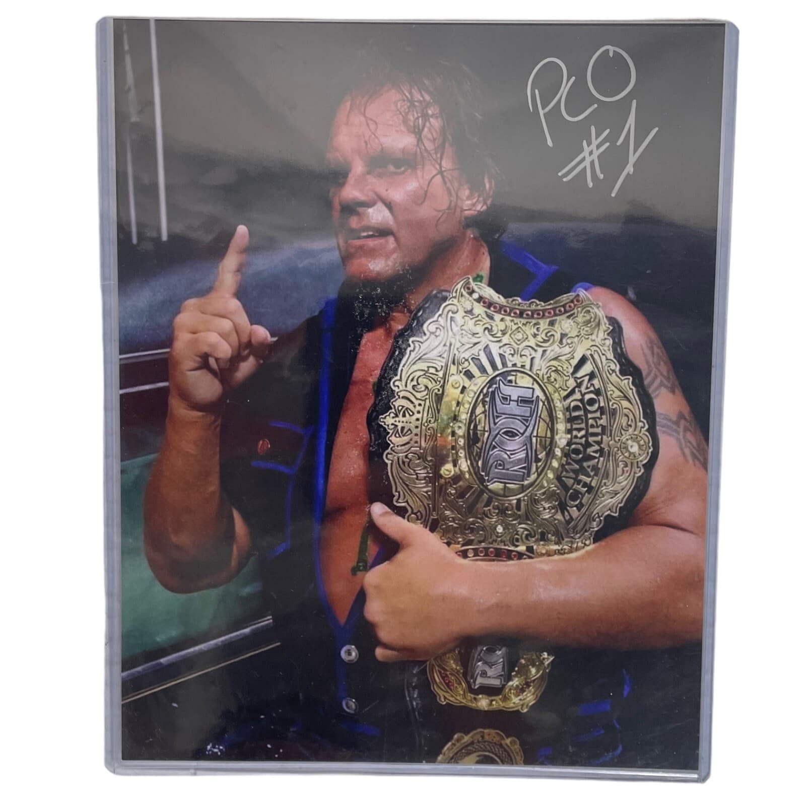 PCO Autographed 8x10 Glossy Promo Photo Signed WWF WCW ROH - Thumbnail 5
