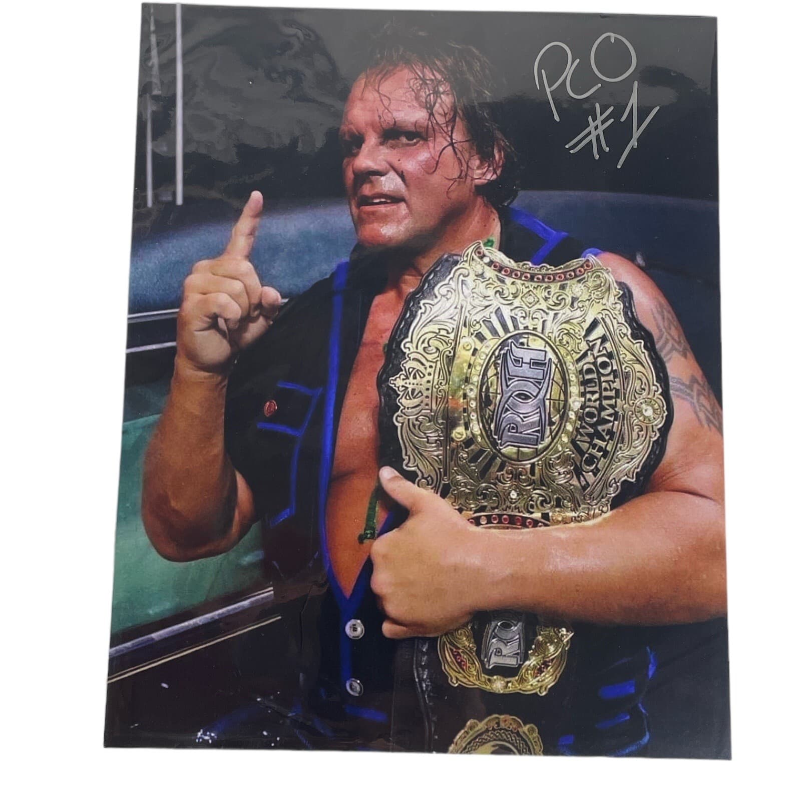 PCO Autographed 8x10 Glossy Promo Photo Signed WWF WCW ROH - Thumbnail 6