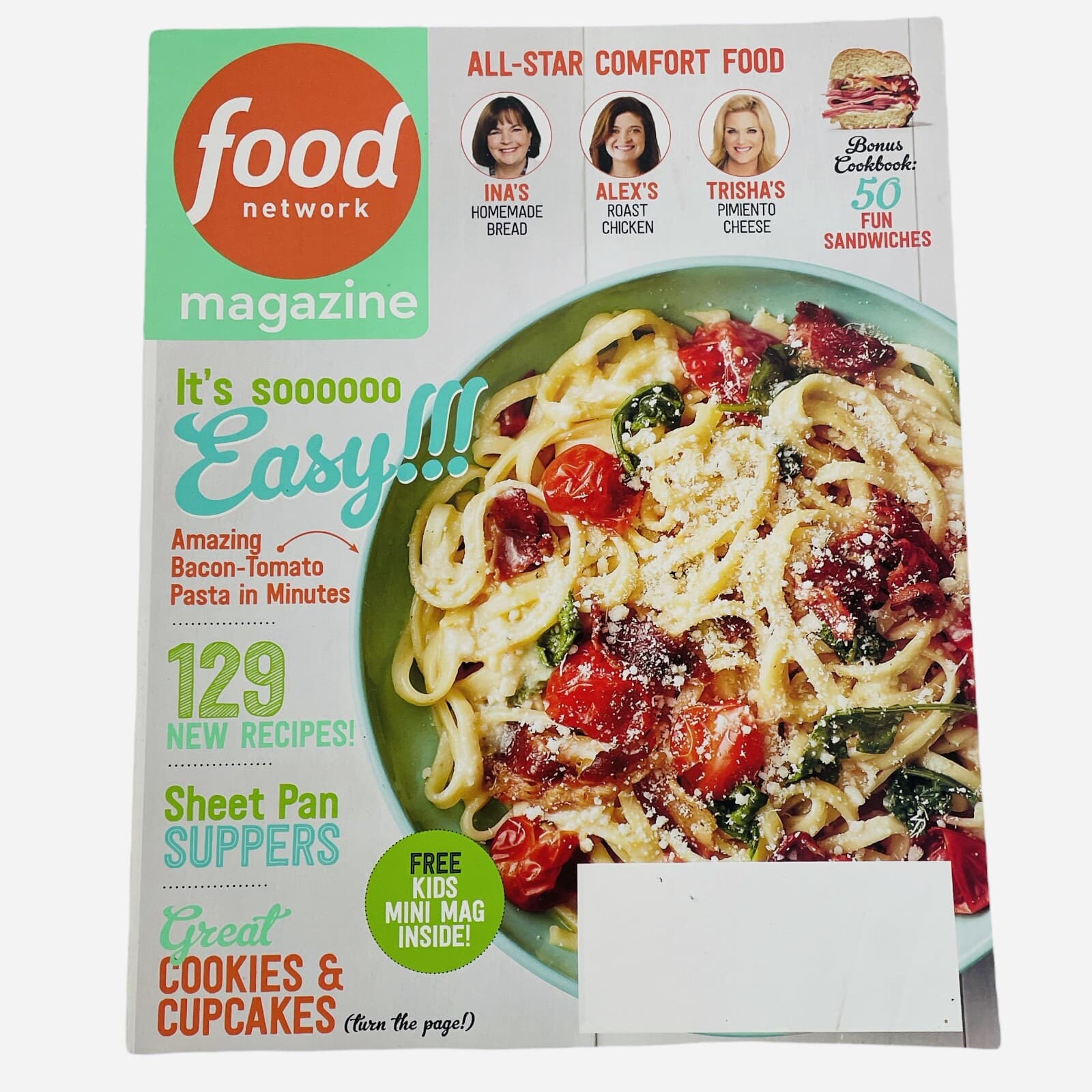 Cooking Magazine Food Network Lot Spring Recipes Supper Thanksgiving Complete - Thumbnail 3
