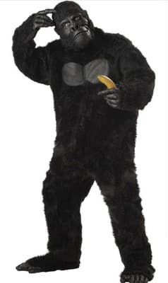 California Costumes Mens Plus Size Full Gorilla Suit Costume In Plus Halloween - Image 1