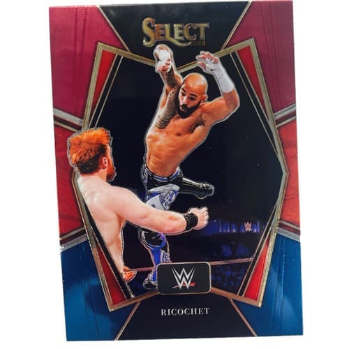 2022 Panini WWE Select Ricochet Parallel Wrestling Card Lot Premier Concourse - Thumbnail 3