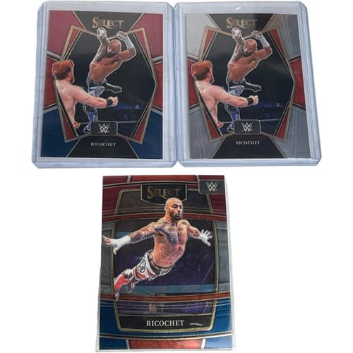 2022 Panini WWE Select Ricochet Parallel Wrestling Card Lot Premier Concourse - Thumbnail 5
