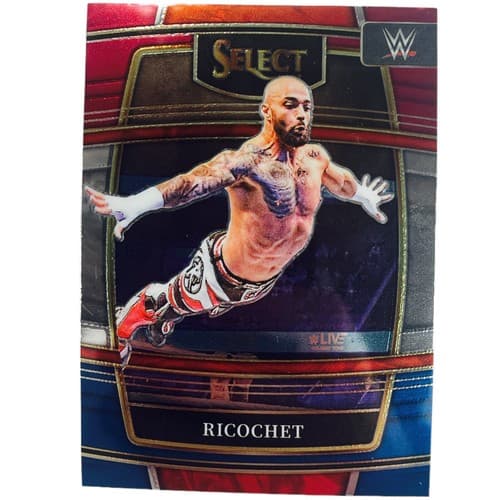 2022 Panini WWE Select Ricochet Parallel Wrestling Card Lot Premier Concourse - Thumbnail 2