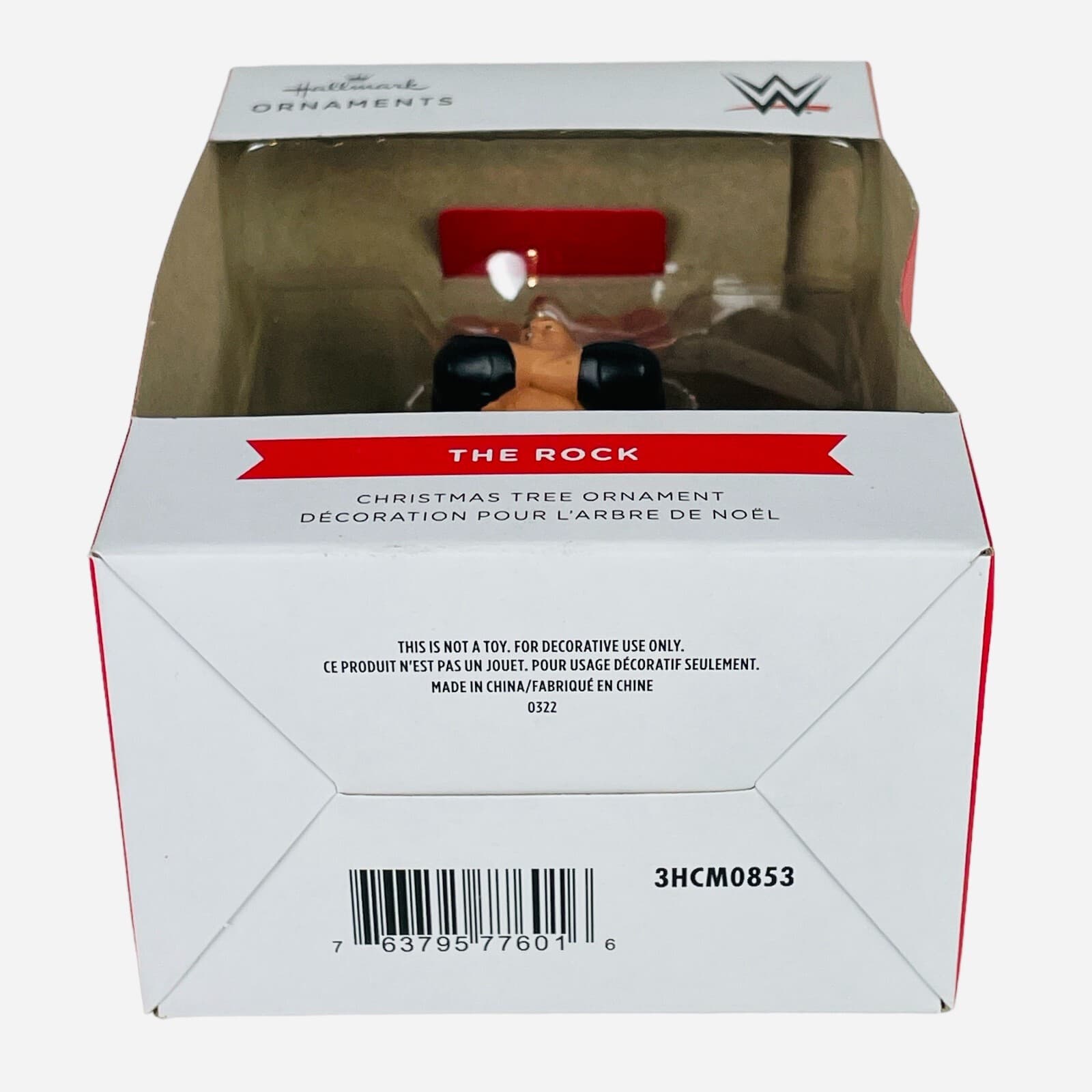 Hallmark WWE The Rock Christmas Tree Ornament 2021 Holiday Decoration 3HCM0853 - Thumbnail 11