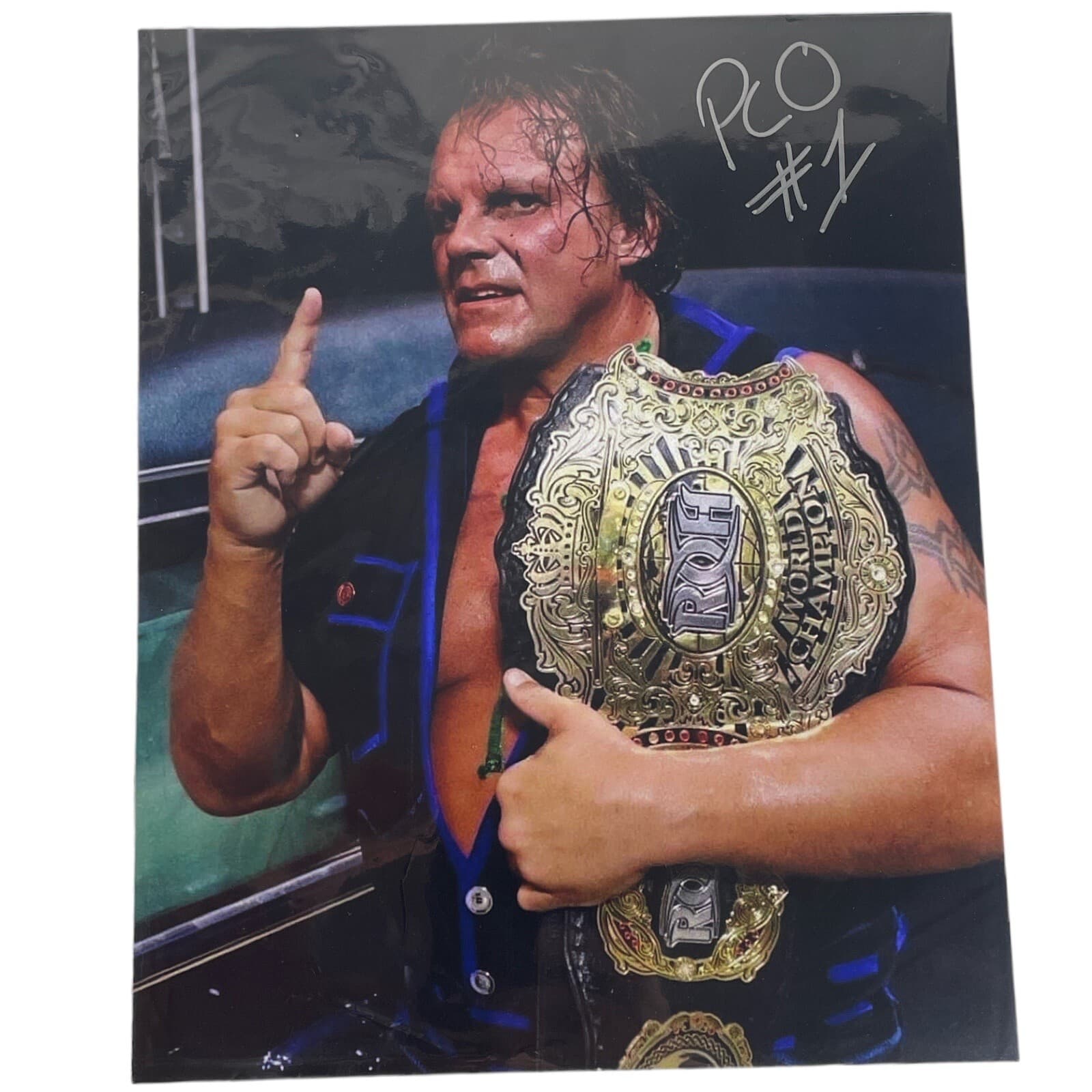 PCO Autographed 8x10 Glossy Promo Photo Signed WWF WCW ROH - Thumbnail 14