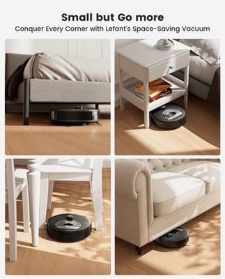 Lefant M330 Pro M330 Pro Robotic Vacuum Cleaner LiDAR Sweeps Mops Voice Control - Thumbnail 9