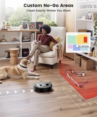 Lefant M330 Pro M330 Pro Robotic Vacuum Cleaner LiDAR Sweeps Mops Voice Control - Thumbnail 7