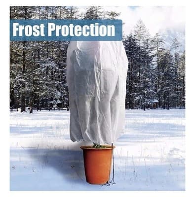 Agfabric Plant Cover Frost Protection Blanket 120x120 1.5oz Winter Shrub Jacket - Thumbnail 5