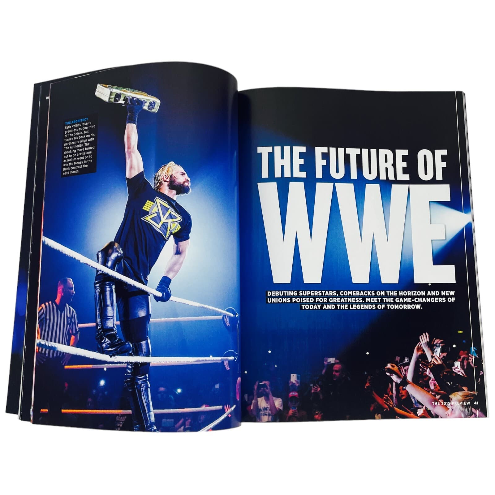 WWE Magazine WrestleMania 31 Collectors Edition Preview 2015 Lesnar Reigns Cena - Thumbnail 4