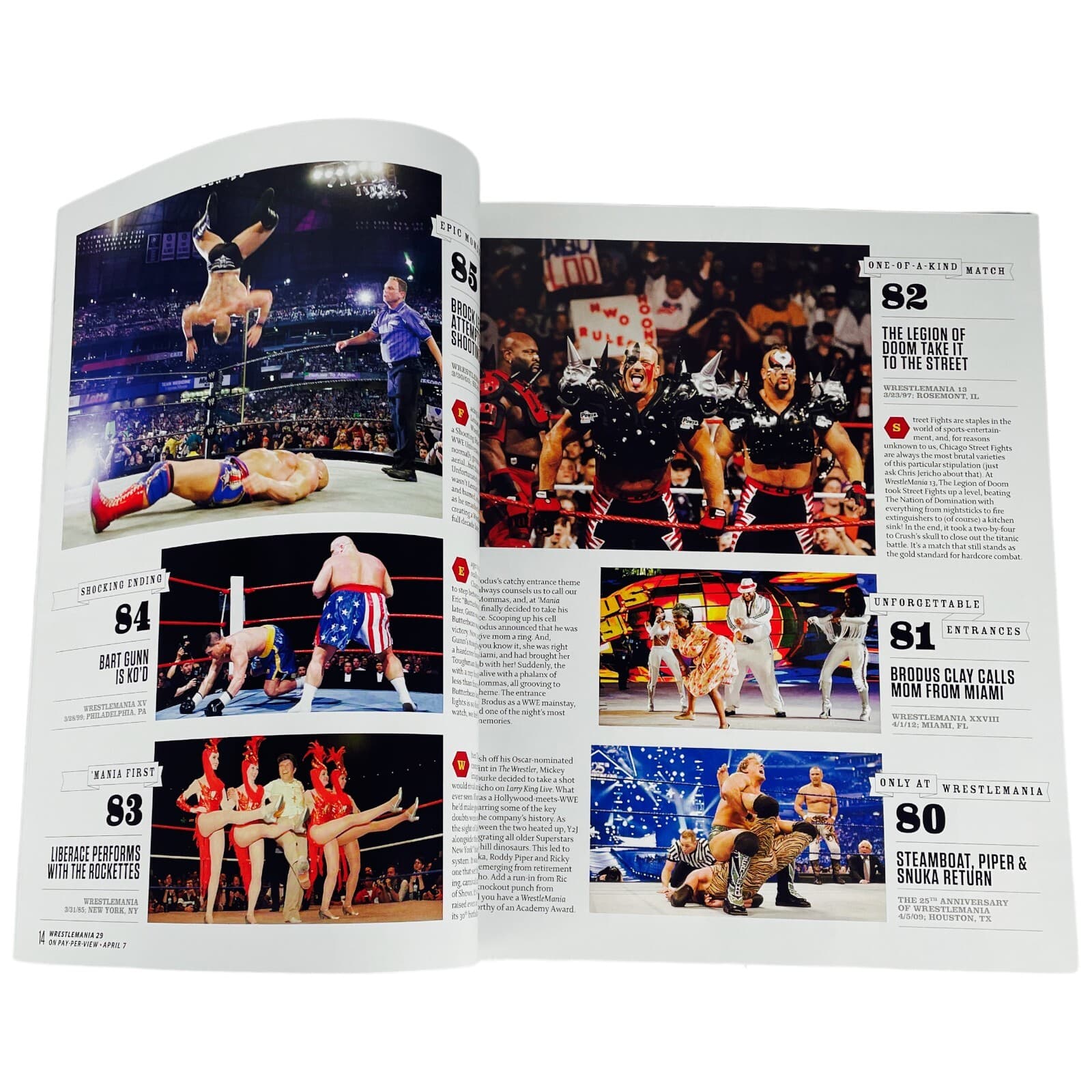 WWE WrestleMania 29 NY/NJ Collectors Edition 2013 Guide The Rock John Cena - Thumbnail 4