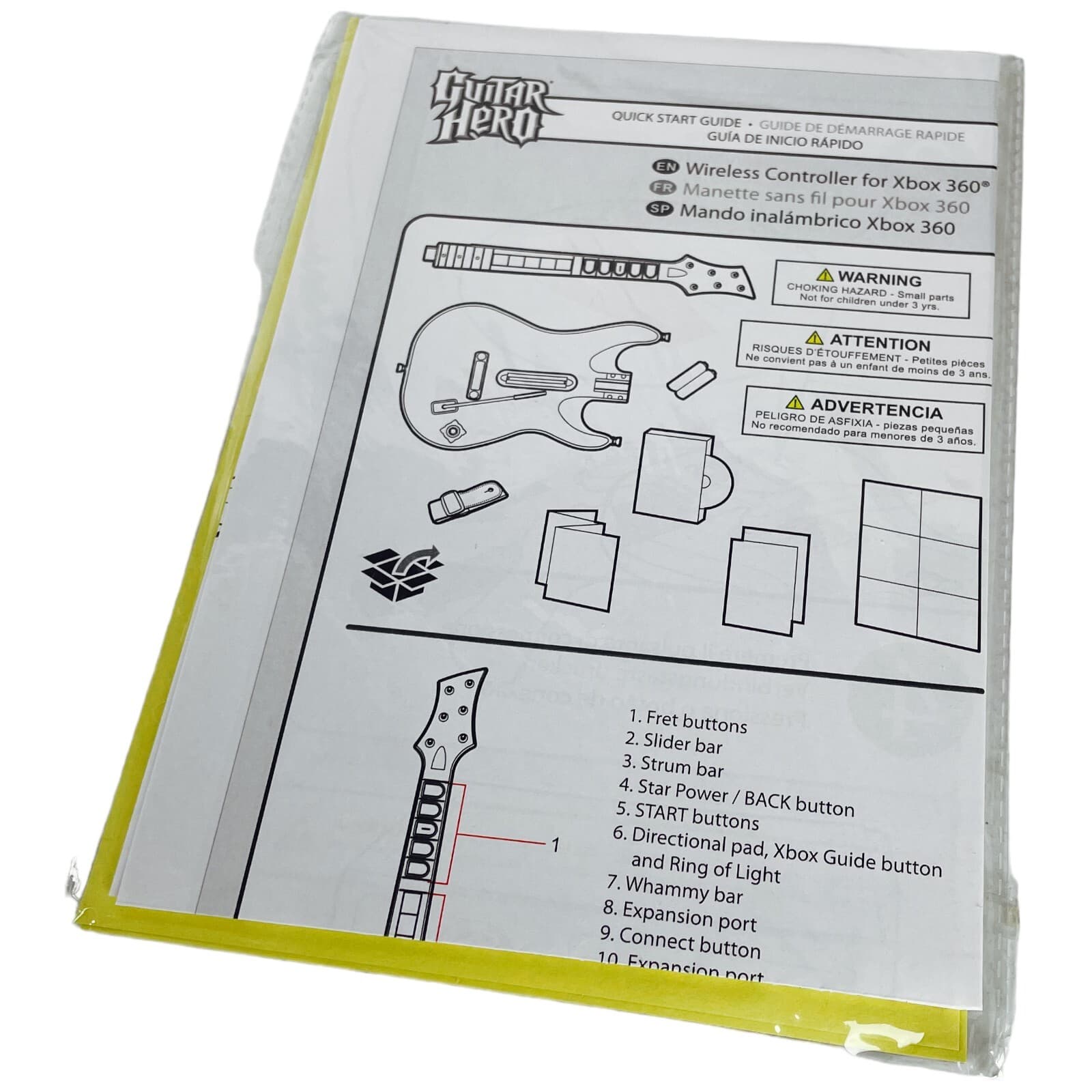 Nintendo PS2 XBOX Guitar Hero Rock Band Mixed Lot Manual Insert Lot Stickers - Thumbnail 3
