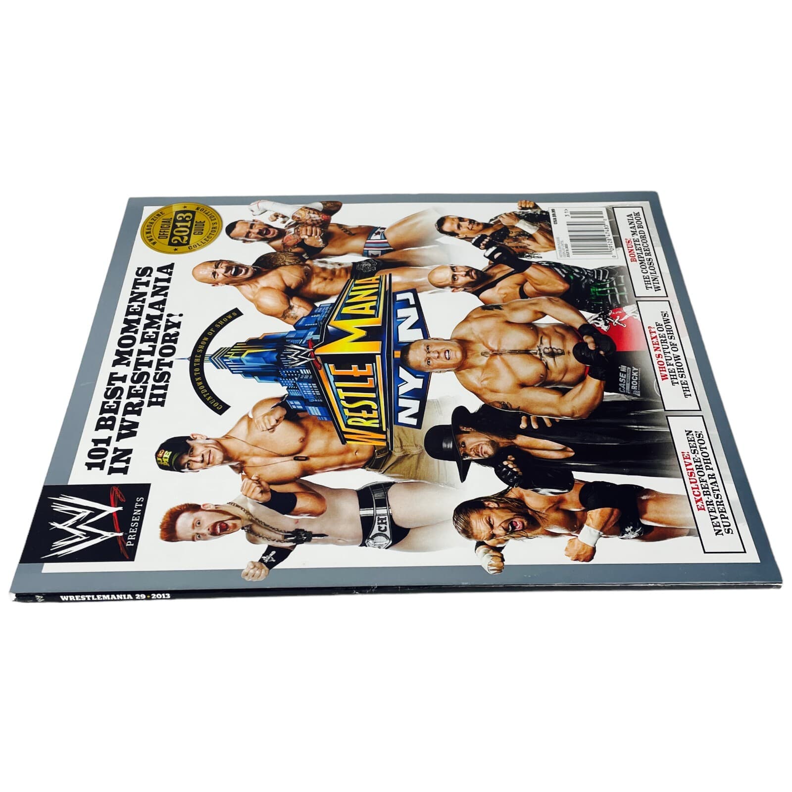 WWE WrestleMania 29 NY/NJ Collectors Edition 2013 Guide The Rock John Cena - Thumbnail 9