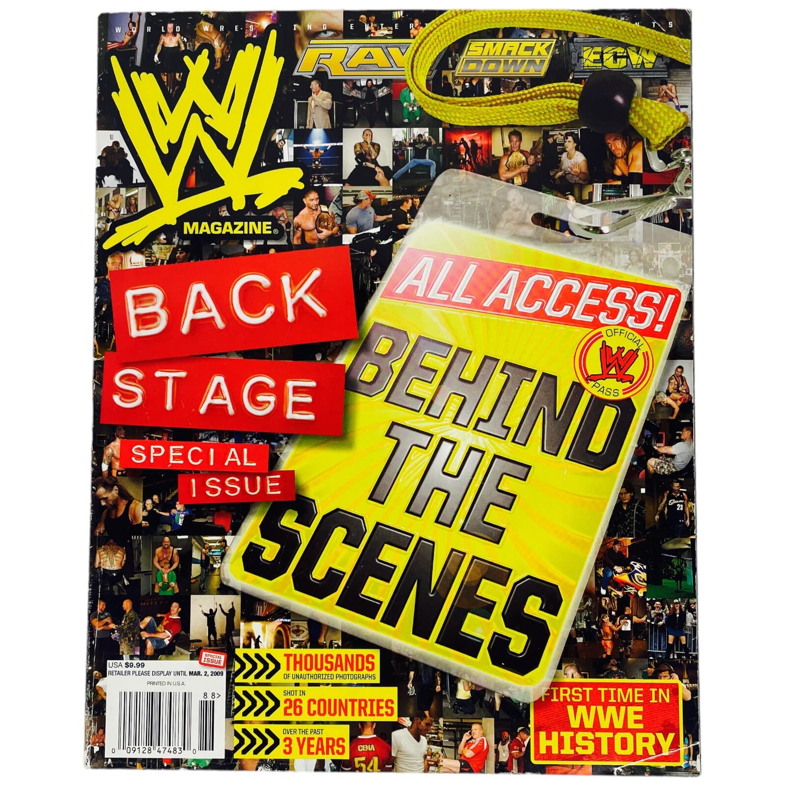 WWE Magazine Back Stage All Access Behind The Scenes Special Issue 2009 - Thumbnail 7